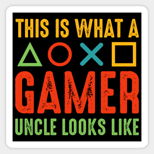 This Is What a Gamer Uncle Looks like Sticker